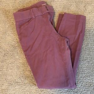 Mauve Pixie Ankle Pants